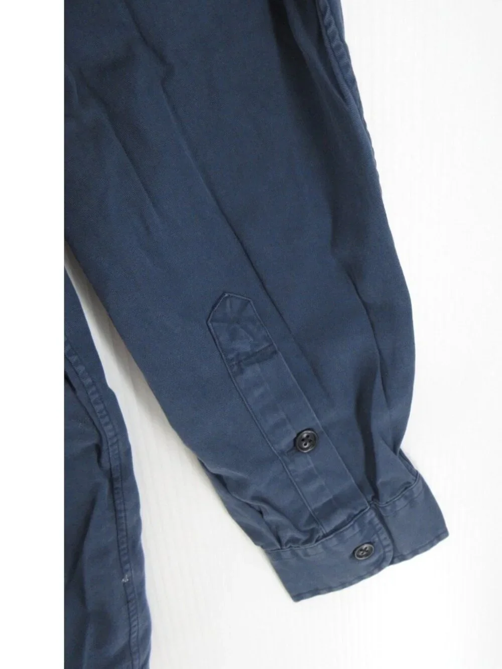 VGT Polo Ralph Lauren Shirt 2XB Big Navy Button Up Workwear Utility Y2K